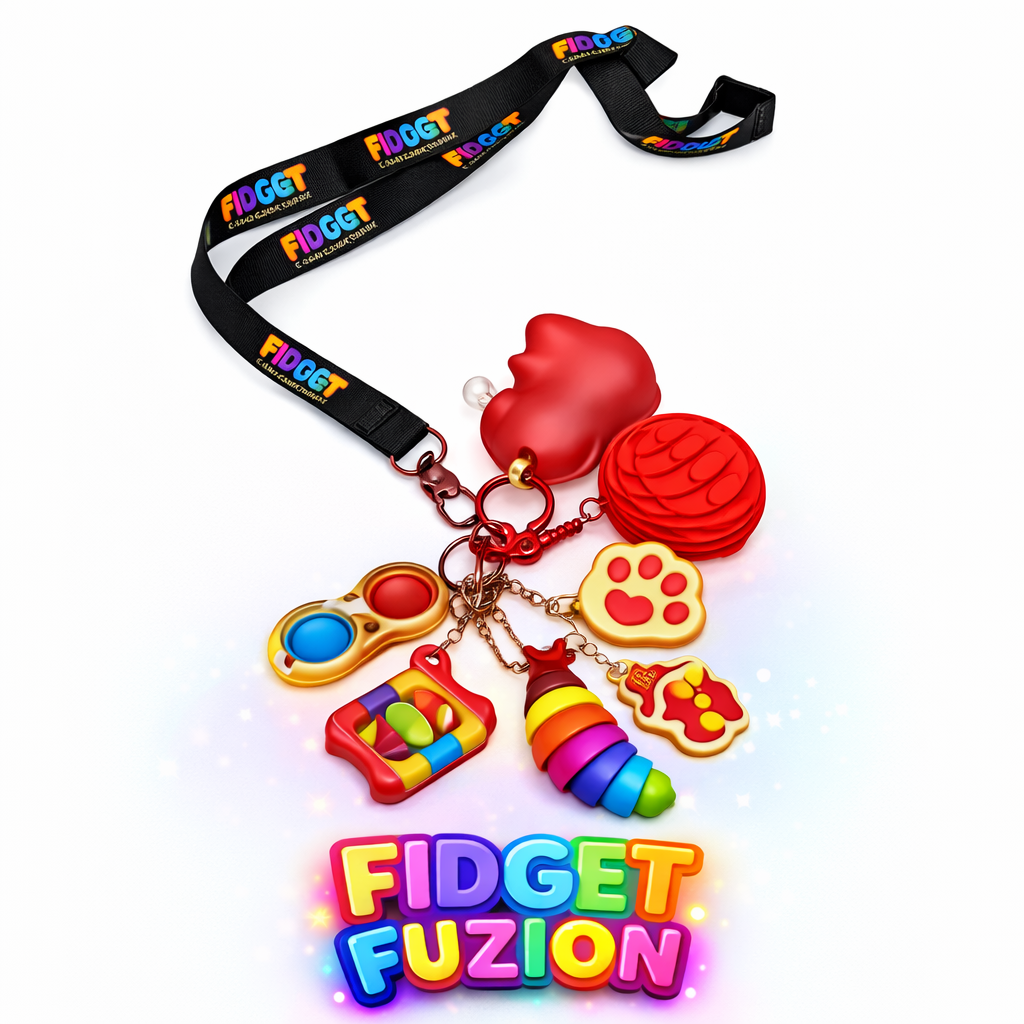 Fidget Fuzion Sensory Lanyard
