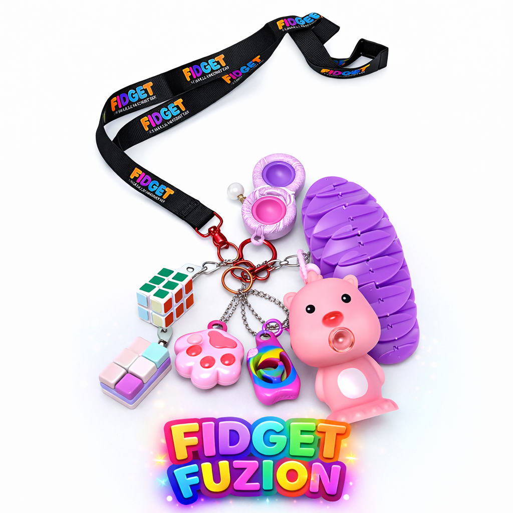 Fidget Fuzion Sensory Lanyard