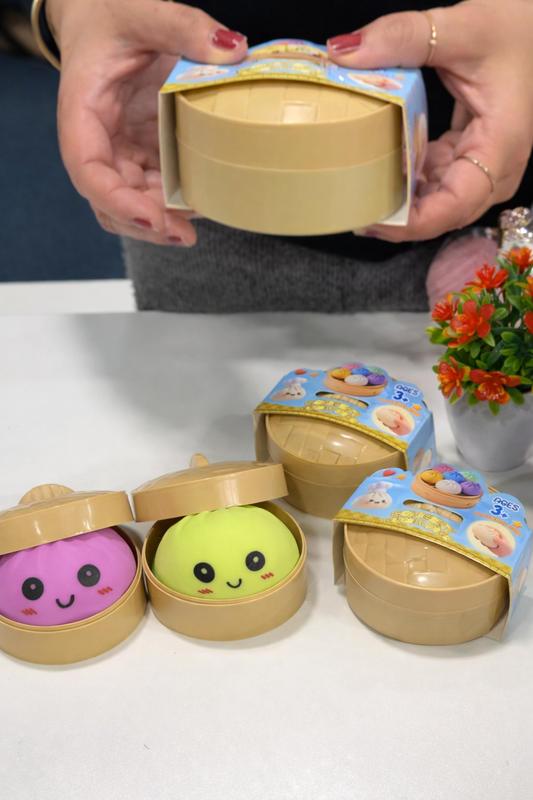 Squishy Dumpling Mystery Toy – Cute Surprise Fidget (3+)