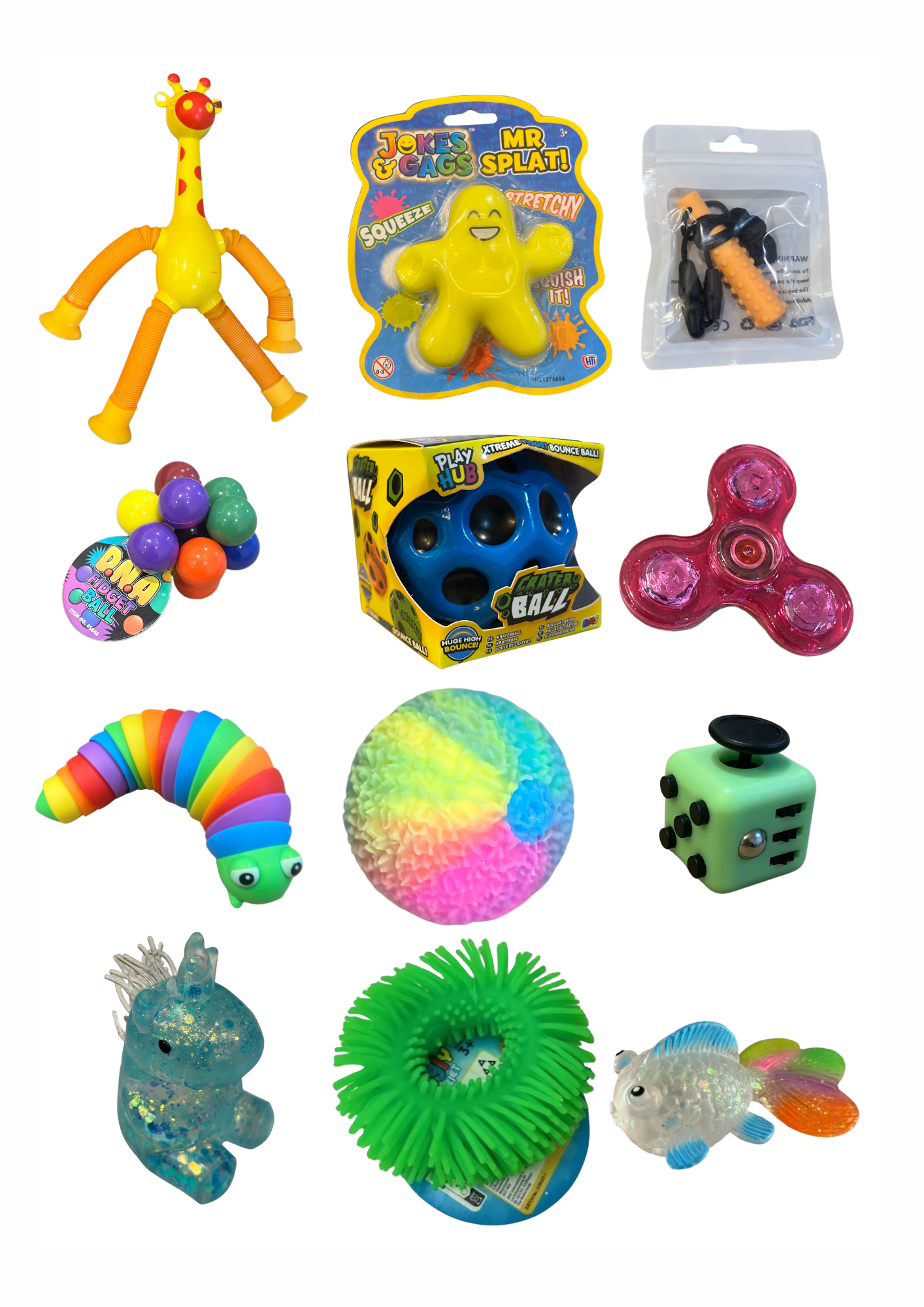Sensory Fidget Bundle – 5 or 10-Piece Mixed Texture Pack